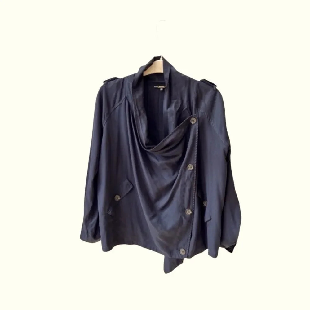 EUC Miss Me Medium Dusty Black jacket RARE - Picture 2 of 10